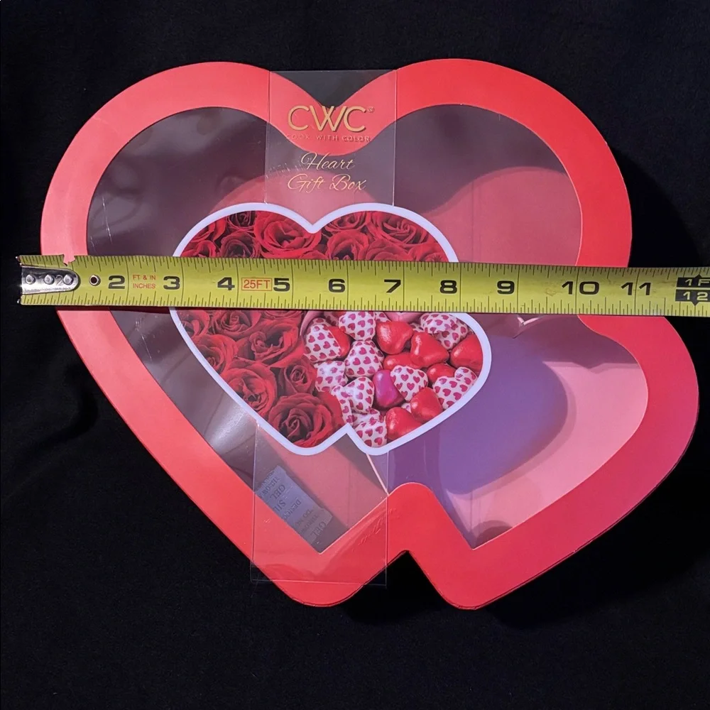 Gift Box with Clear Top View